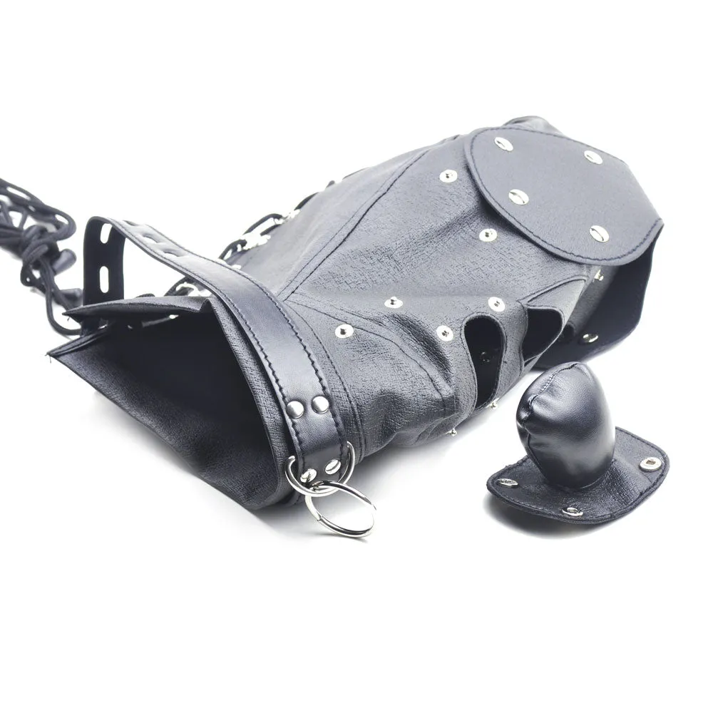 Sinful Bondage Black PVC Dog Mask