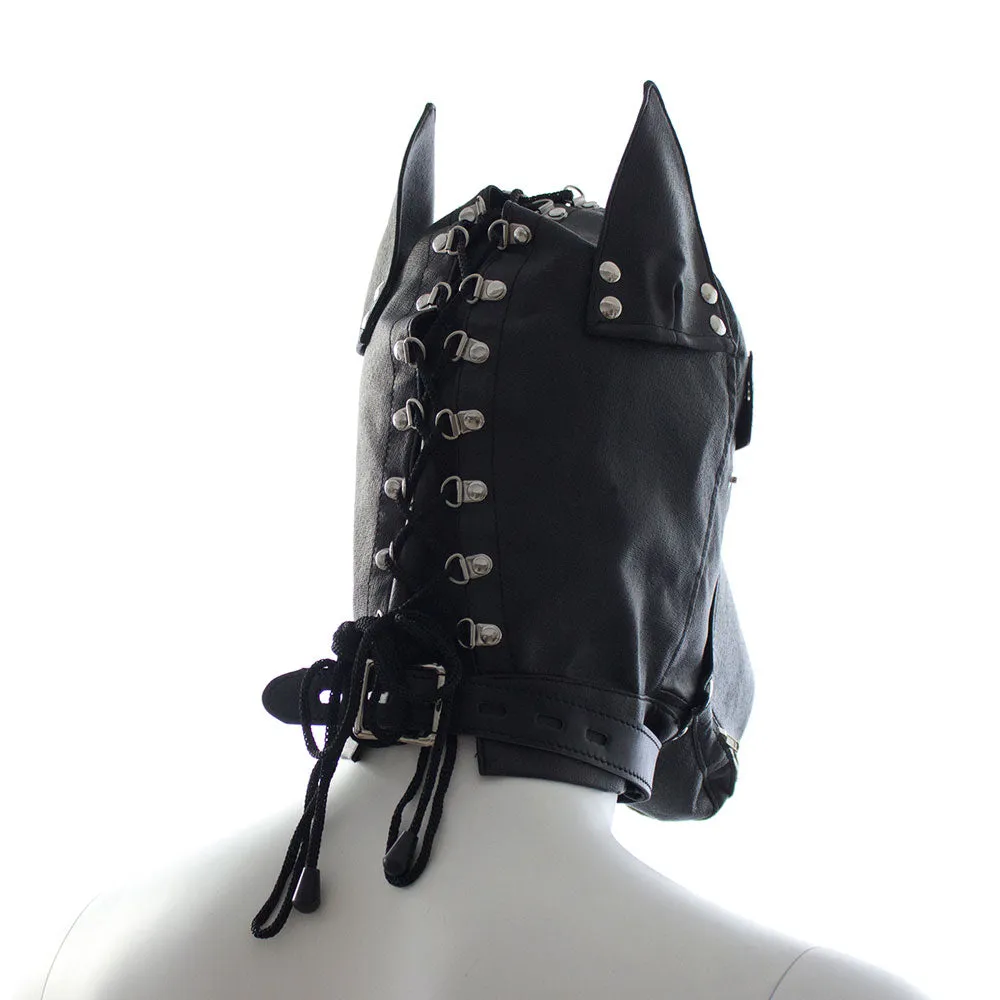 Sinful Bondage Black PVC Dog Mask