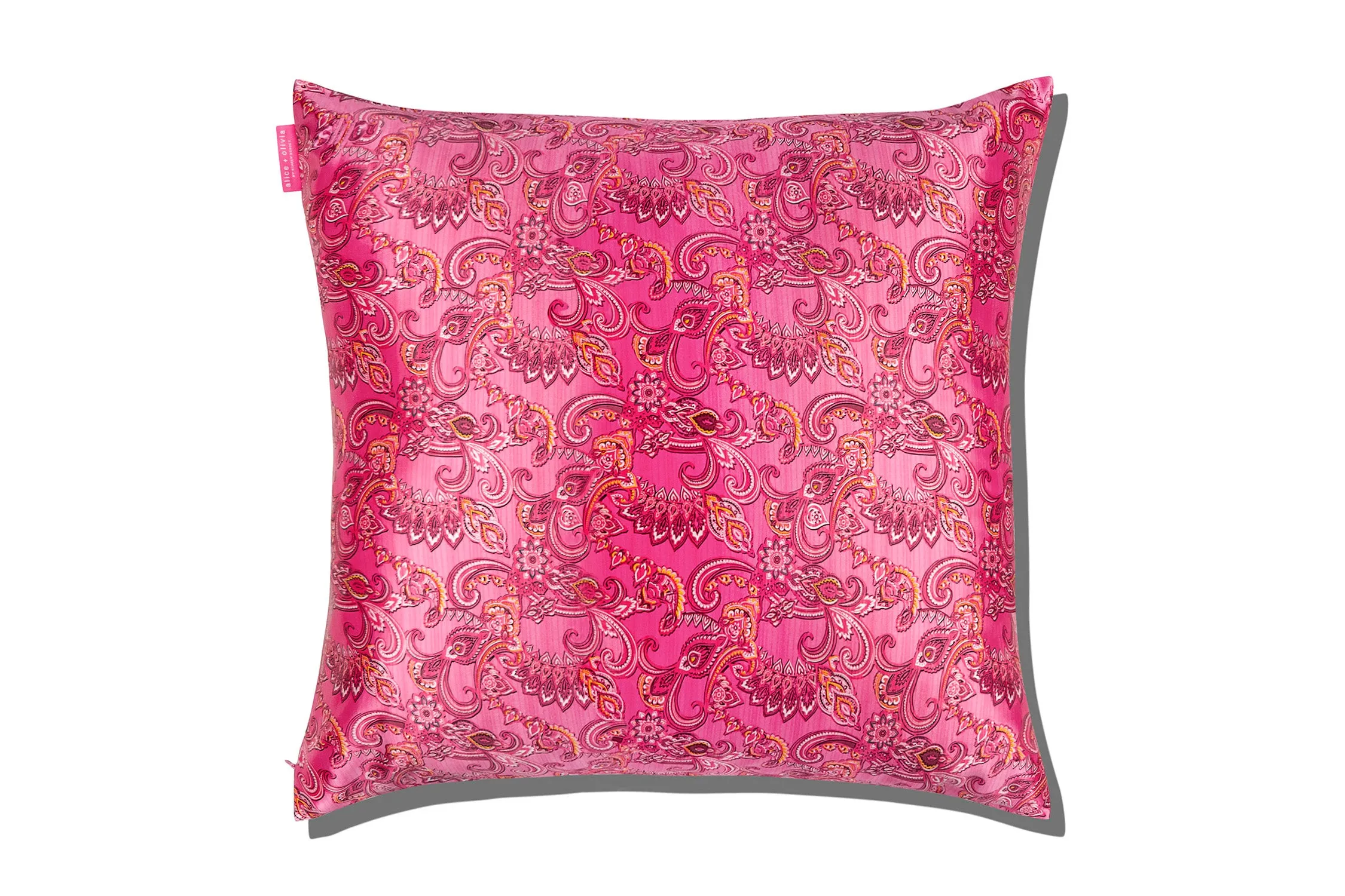 slip x alice   olivia Spring Paisley Euro Zippered Pillowcase