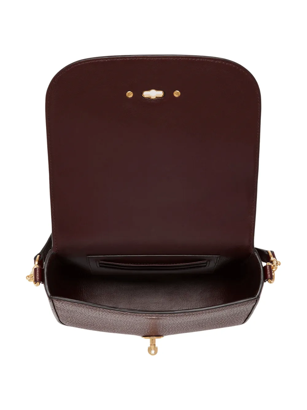 Small Darley Satchel Small Classic Grain (Oxblood)