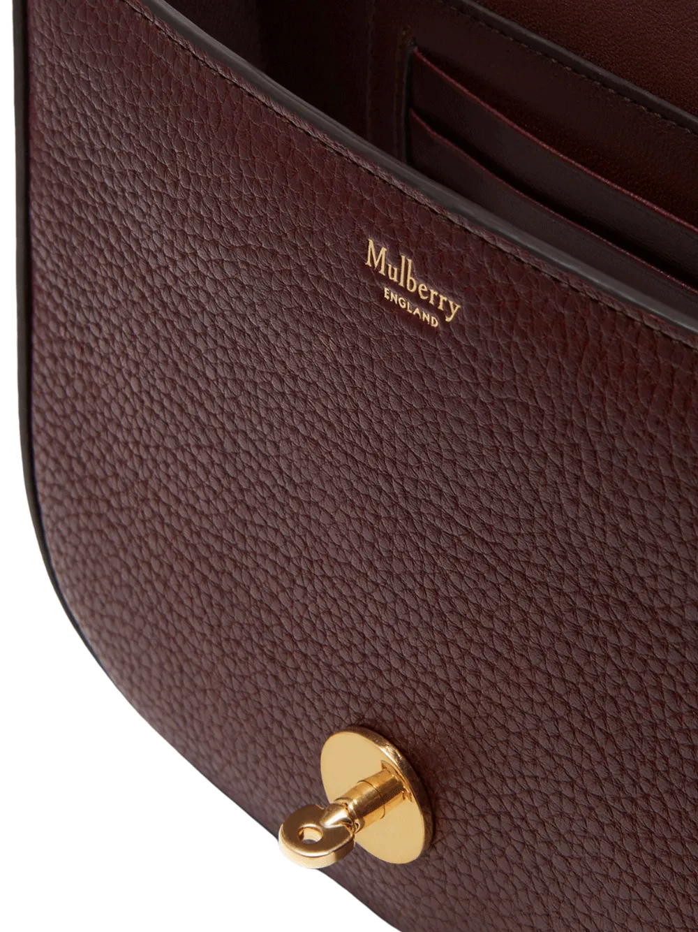 Small Darley Satchel Small Classic Grain (Oxblood)