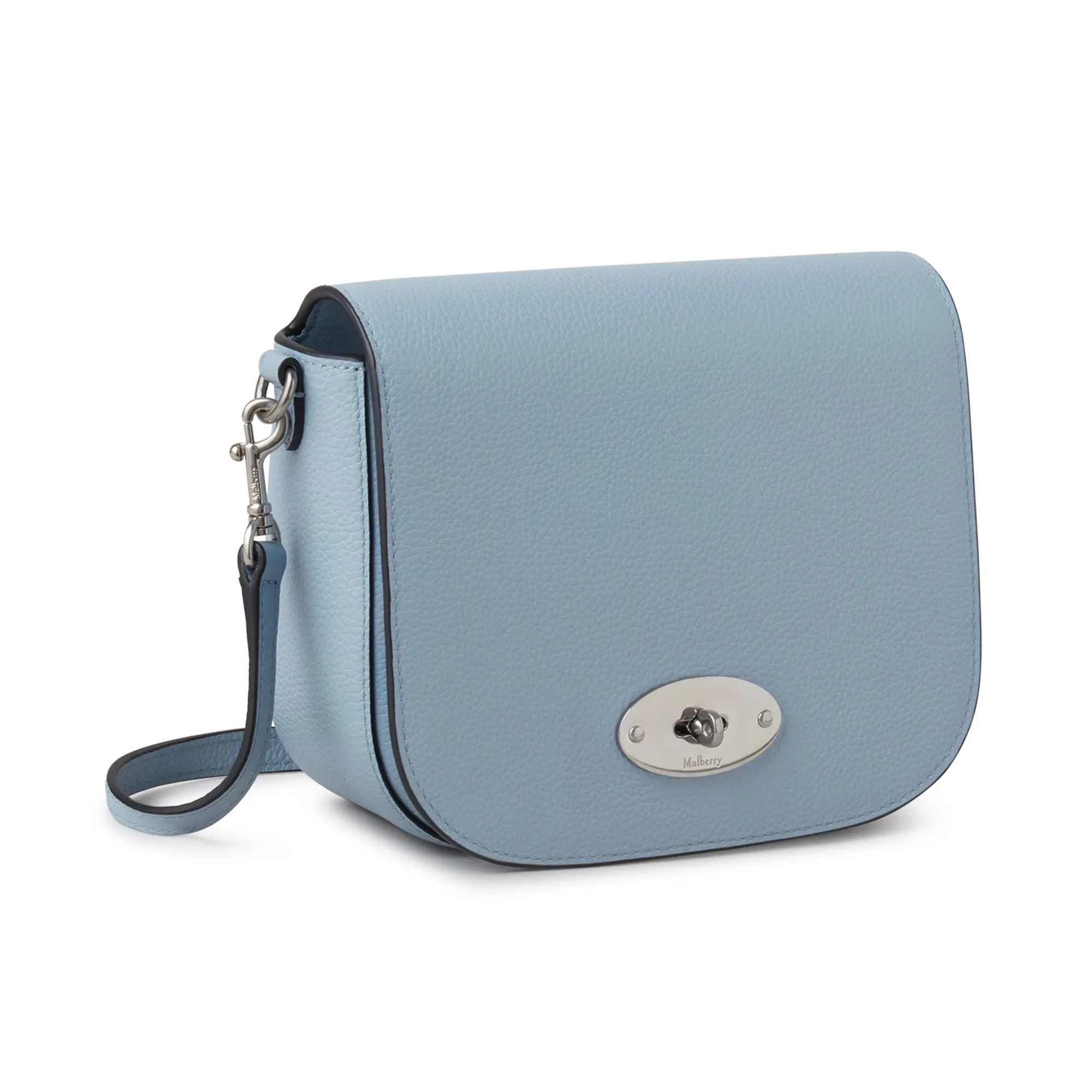 Small Darley Satchel Small Classic Grain (Poplin Blue)