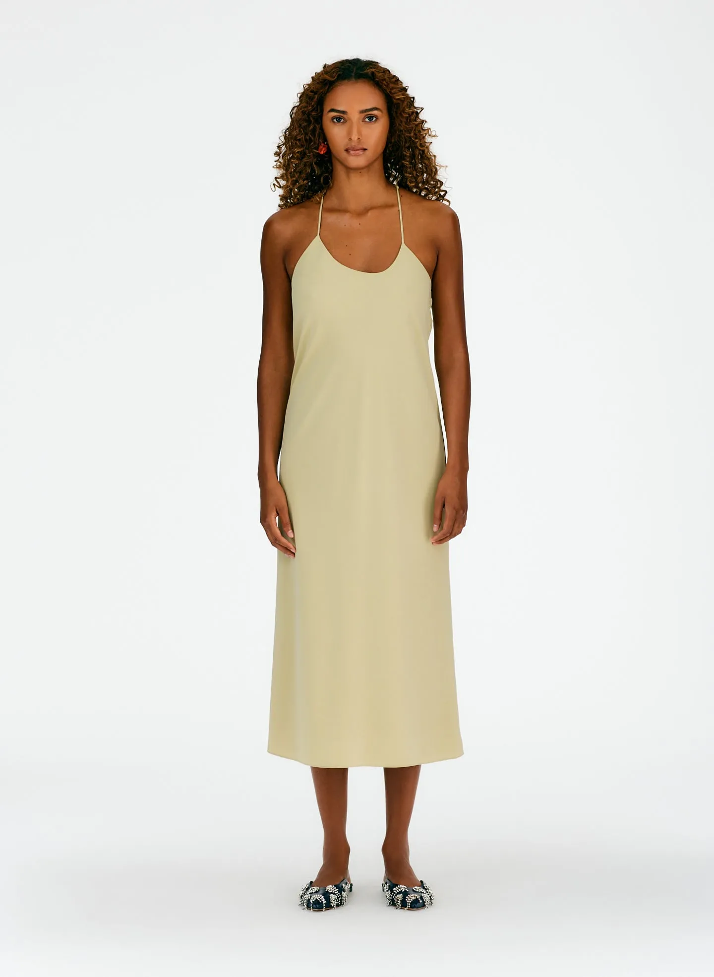 Soft Drape Slip Dress