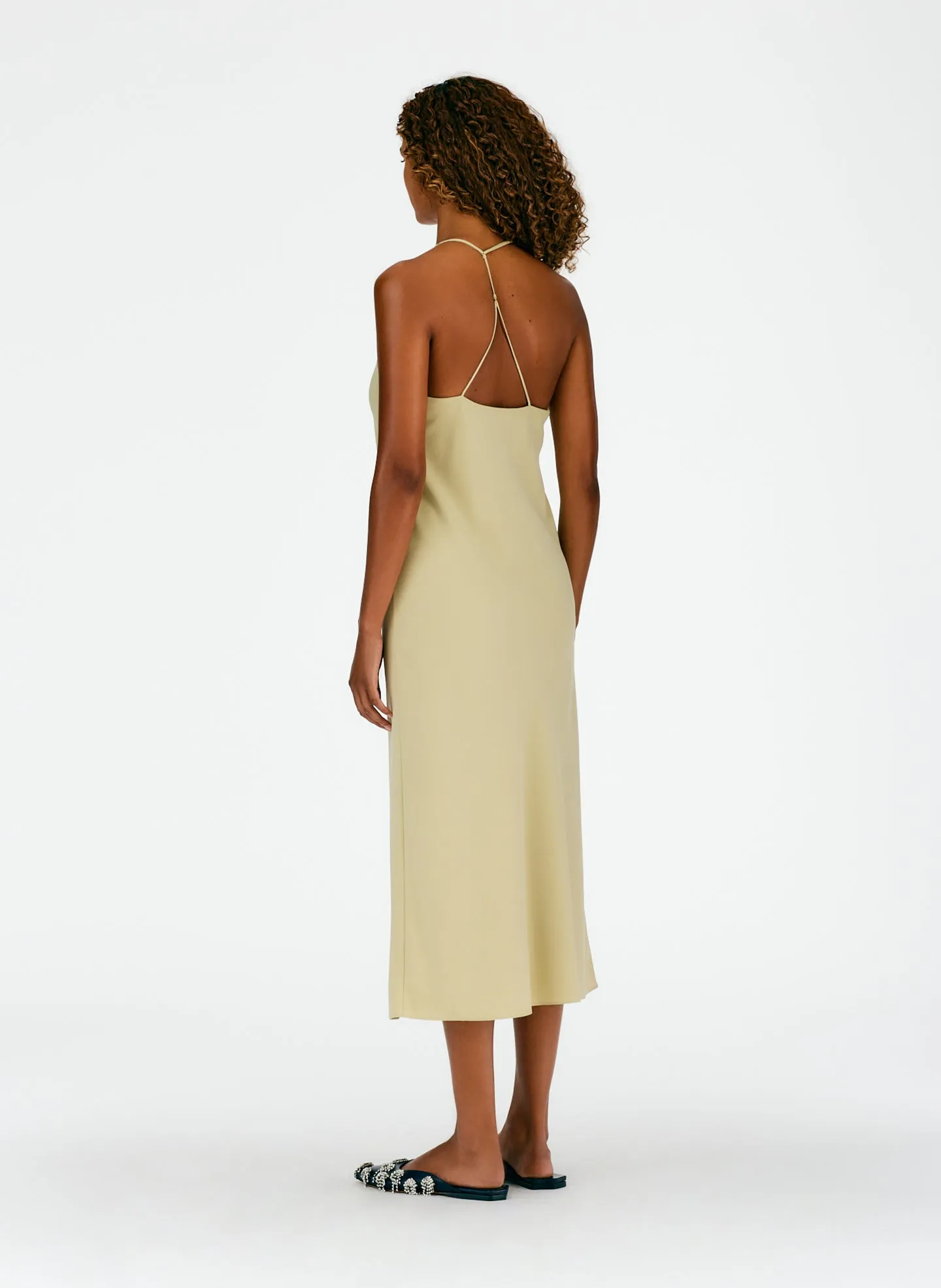 Soft Drape Slip Dress