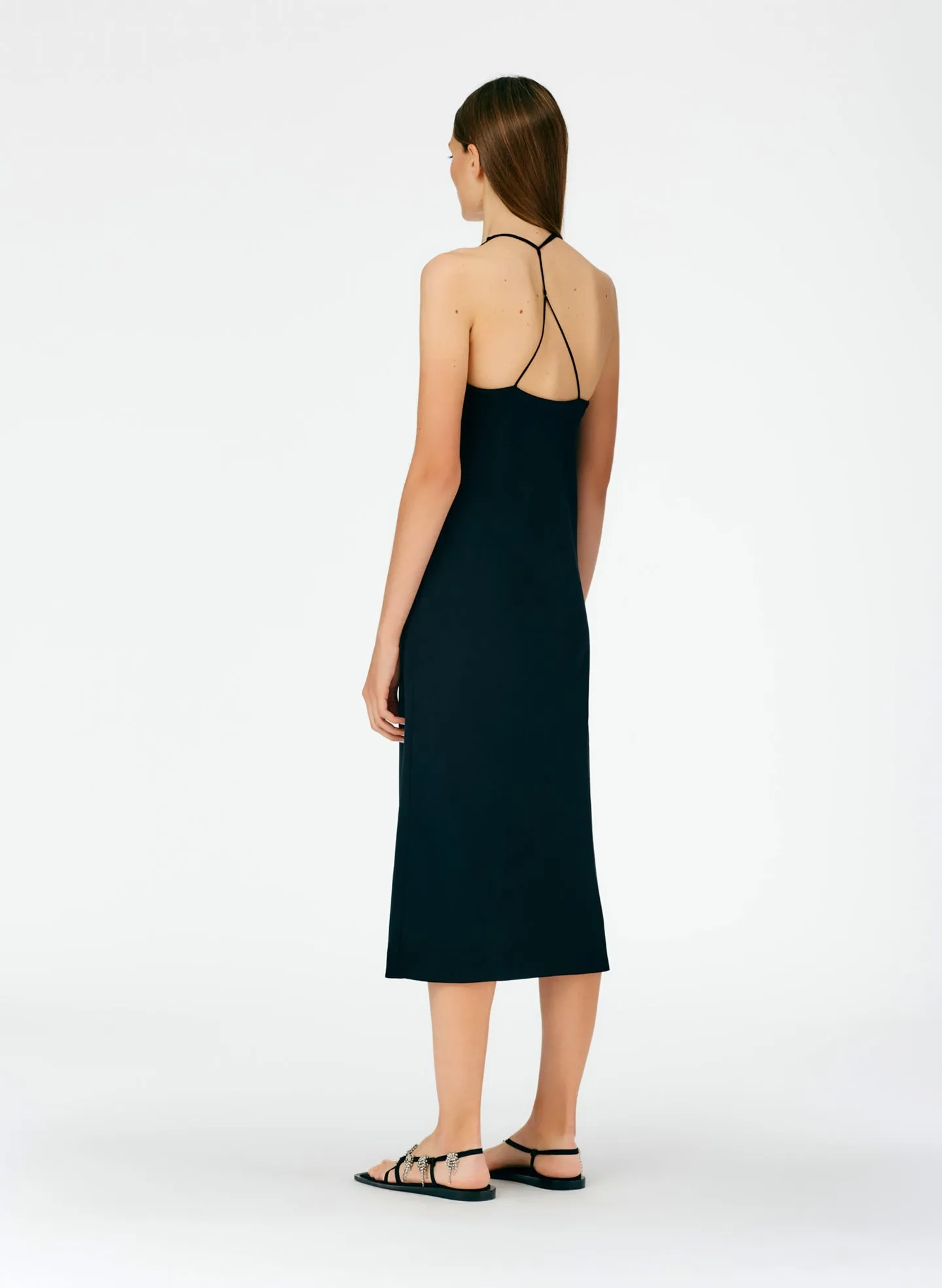 Soft Drape Slip Dress