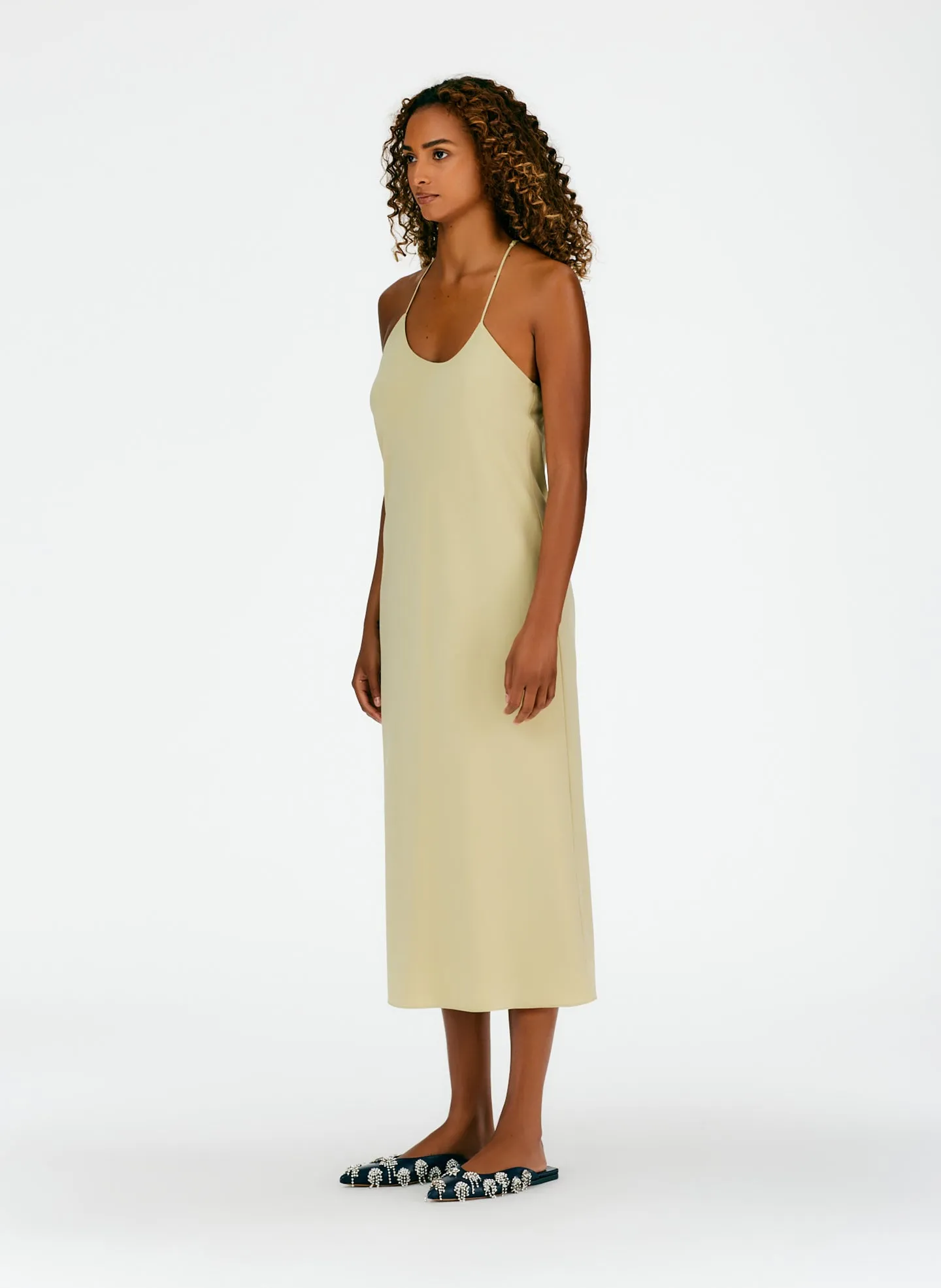 Soft Drape Slip Dress