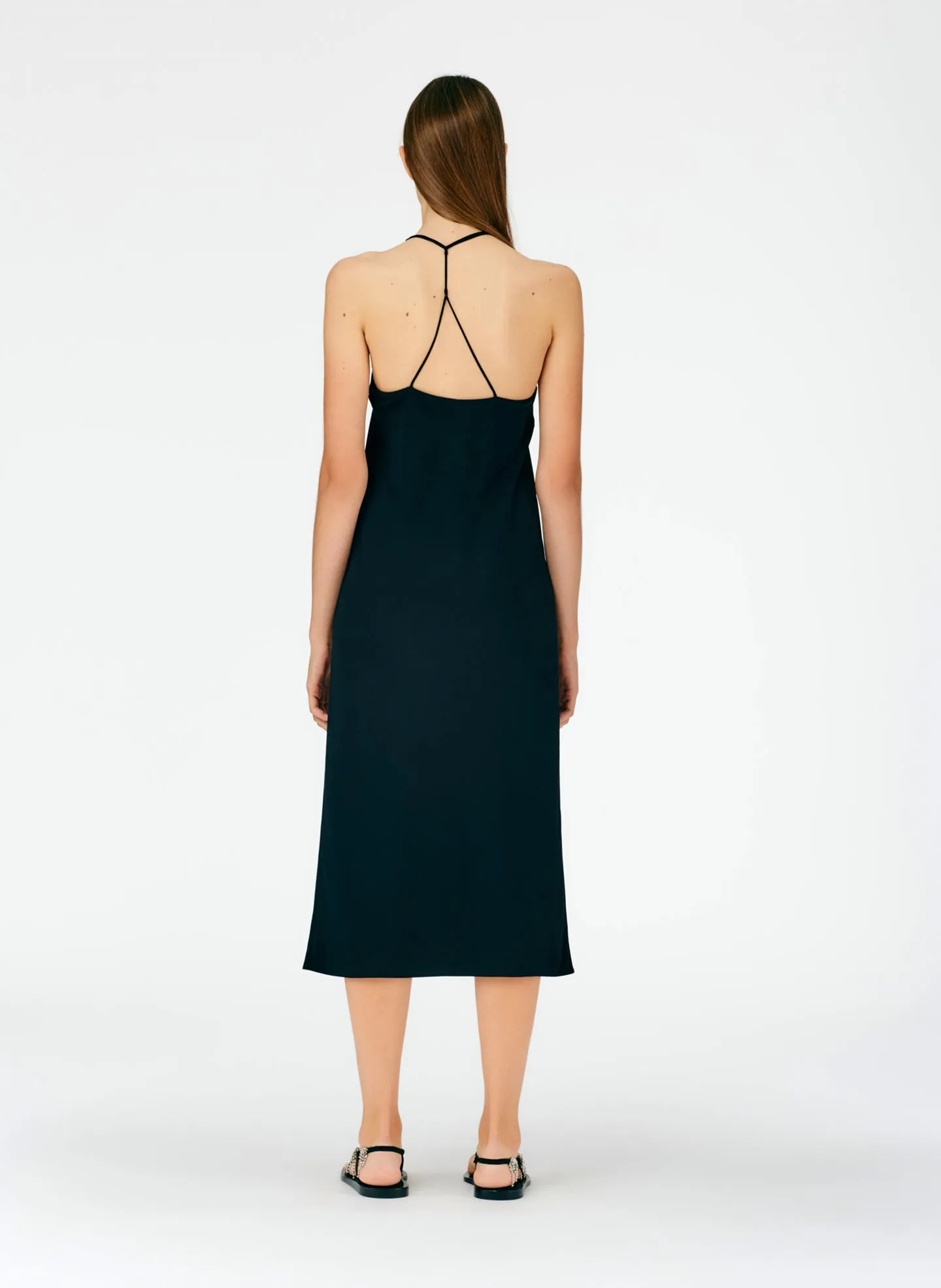 Soft Drape Slip Dress