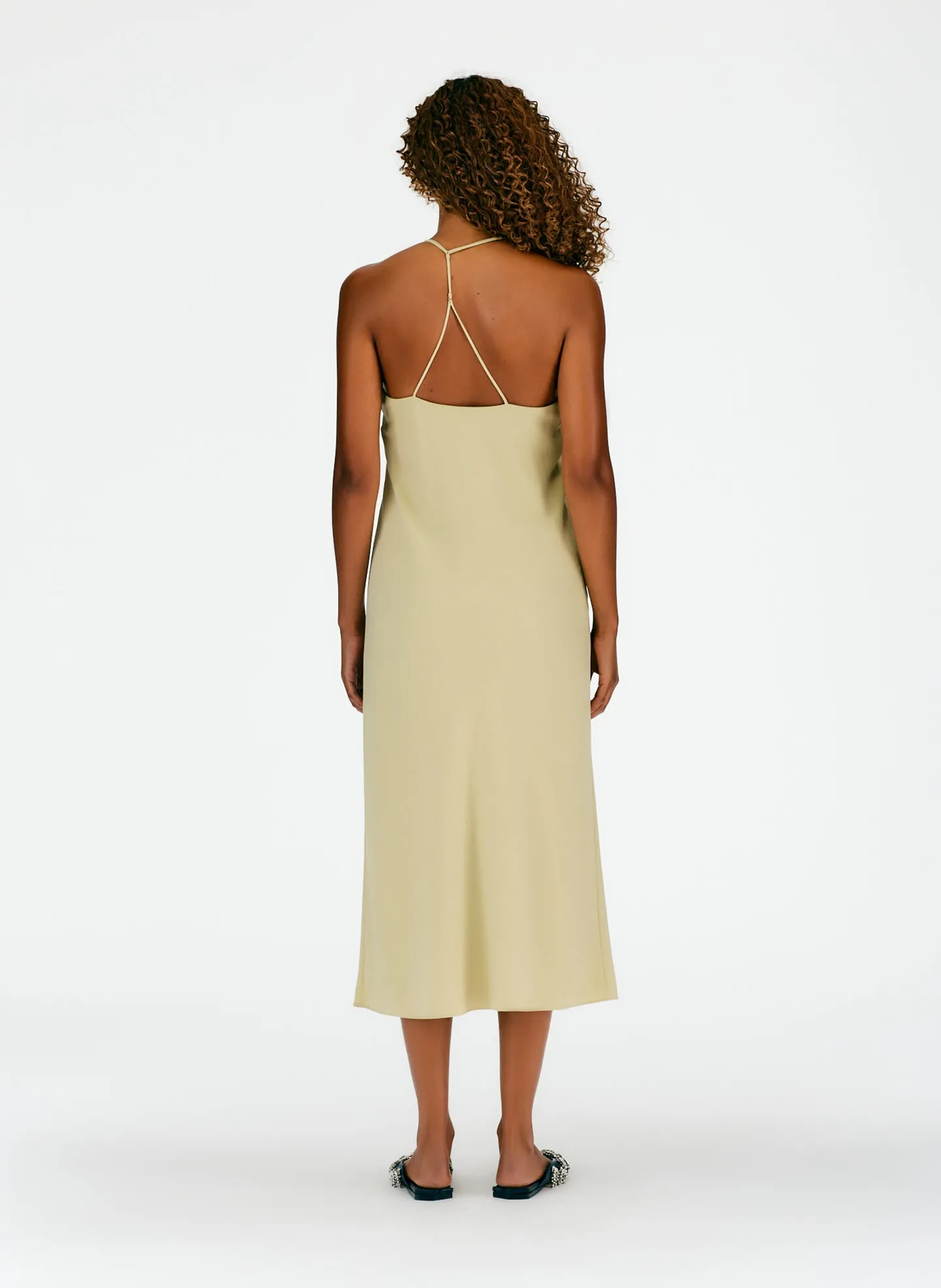 Soft Drape Slip Dress