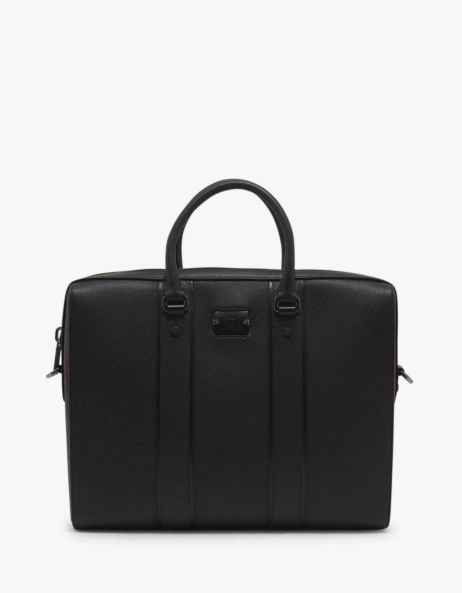 Streetwall Black Leather Briefcase -