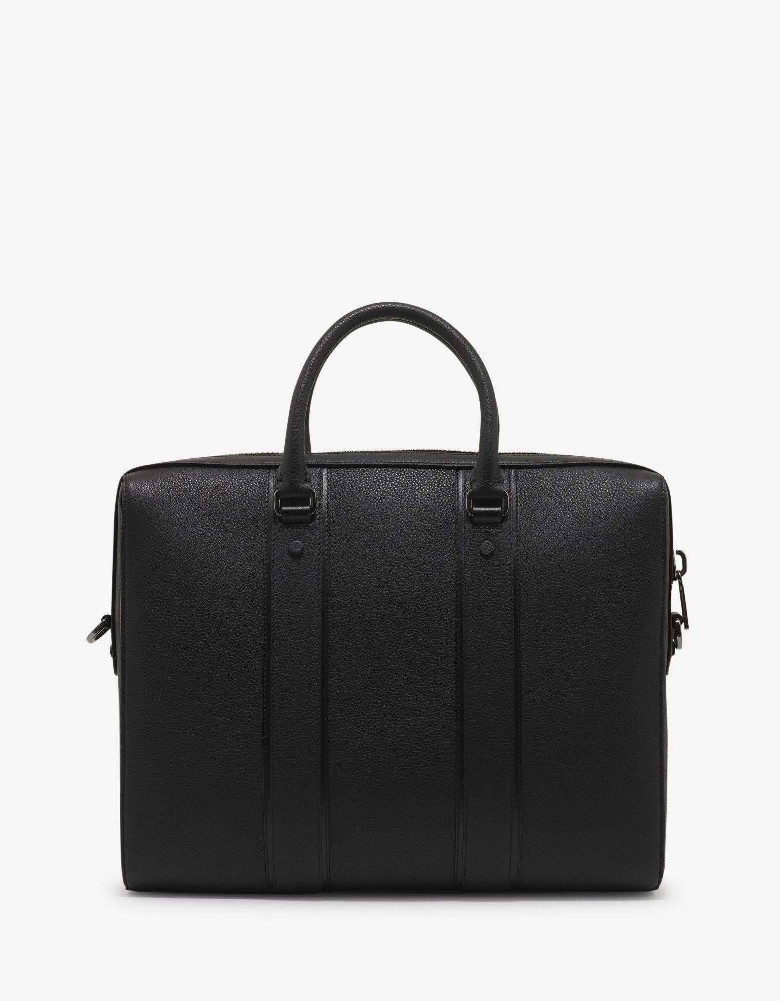 Streetwall Black Leather Briefcase -