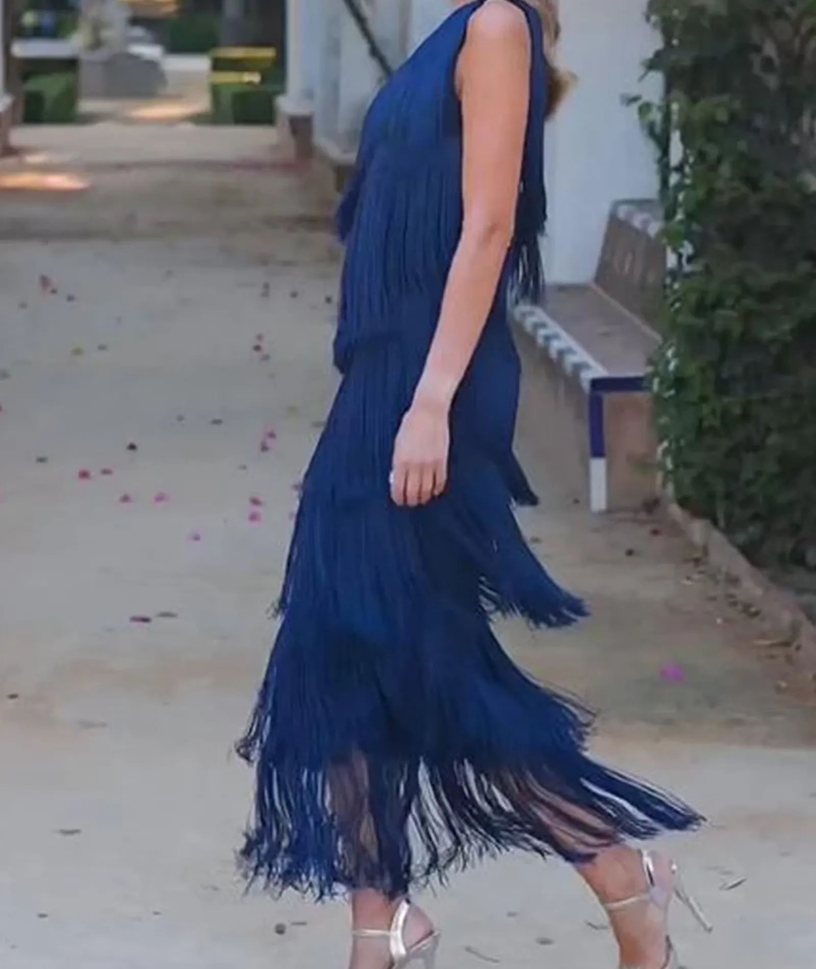 Sultry Ruffled Sexy Beach Party Dress