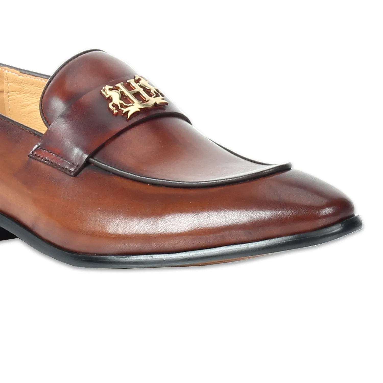 Tan Formal Bit loafer