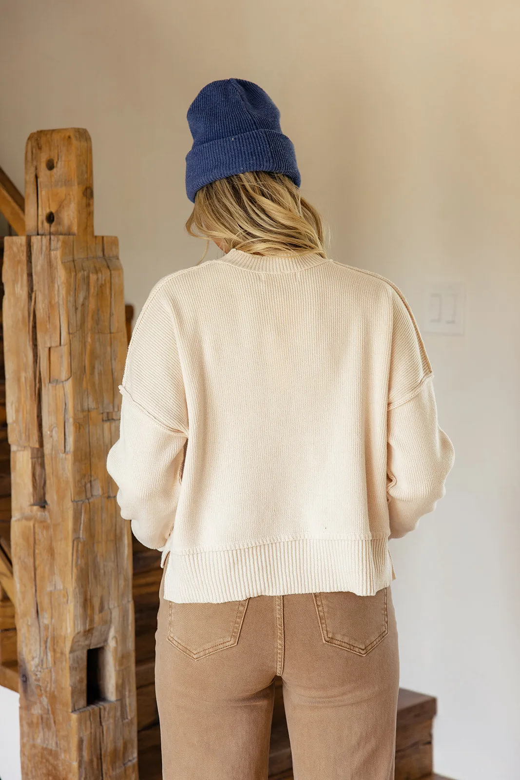 The Leda Slouchy Pullover