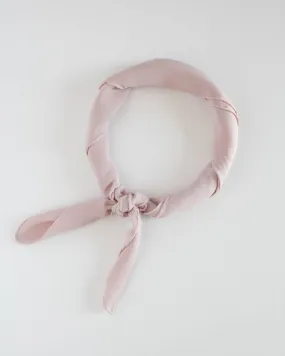 'The Scout' Washable Silk Scarf in Blush