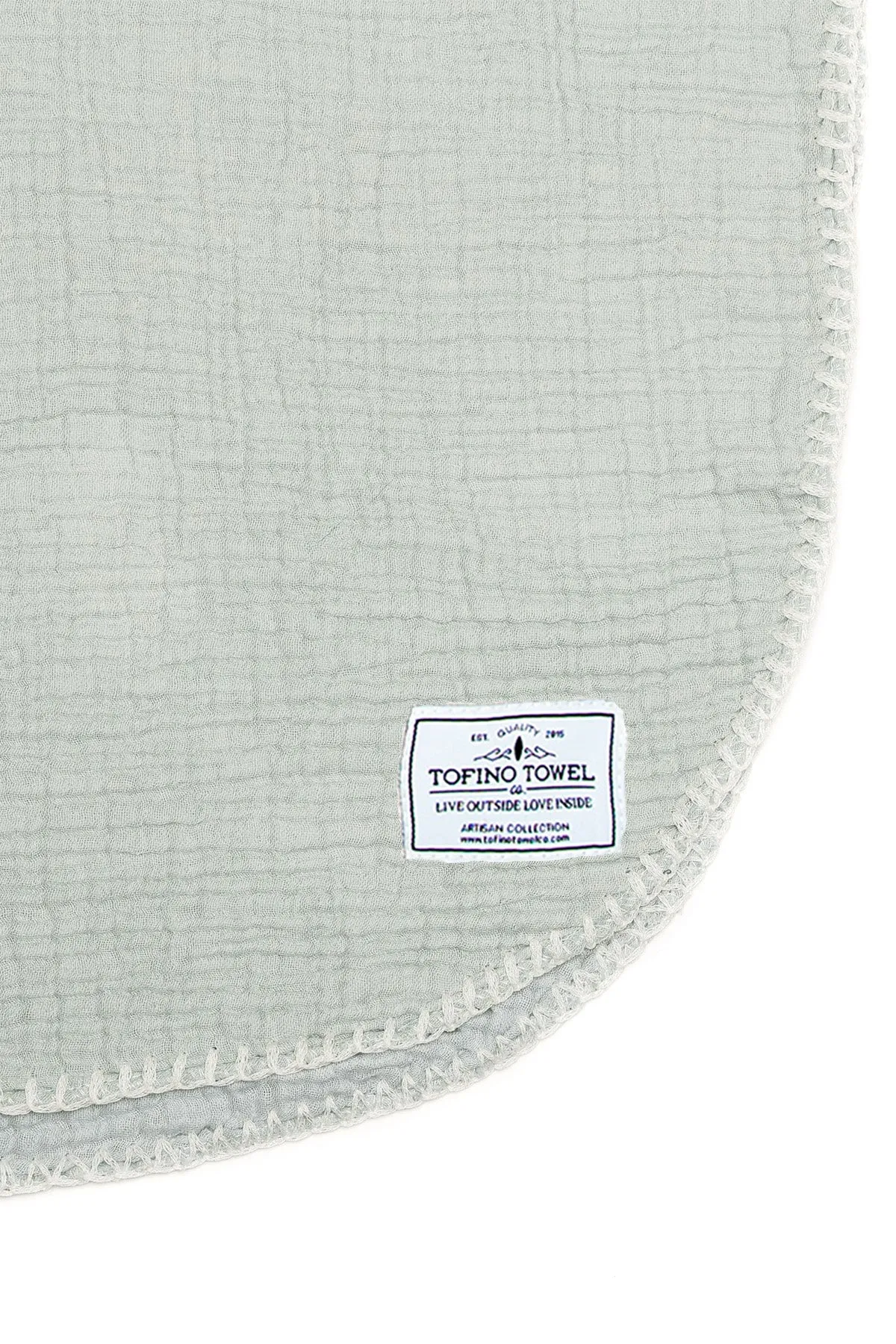 Tofino Towel Kids Pebble Poncho | 6-8 Years | Coral, Sage   Charcoal