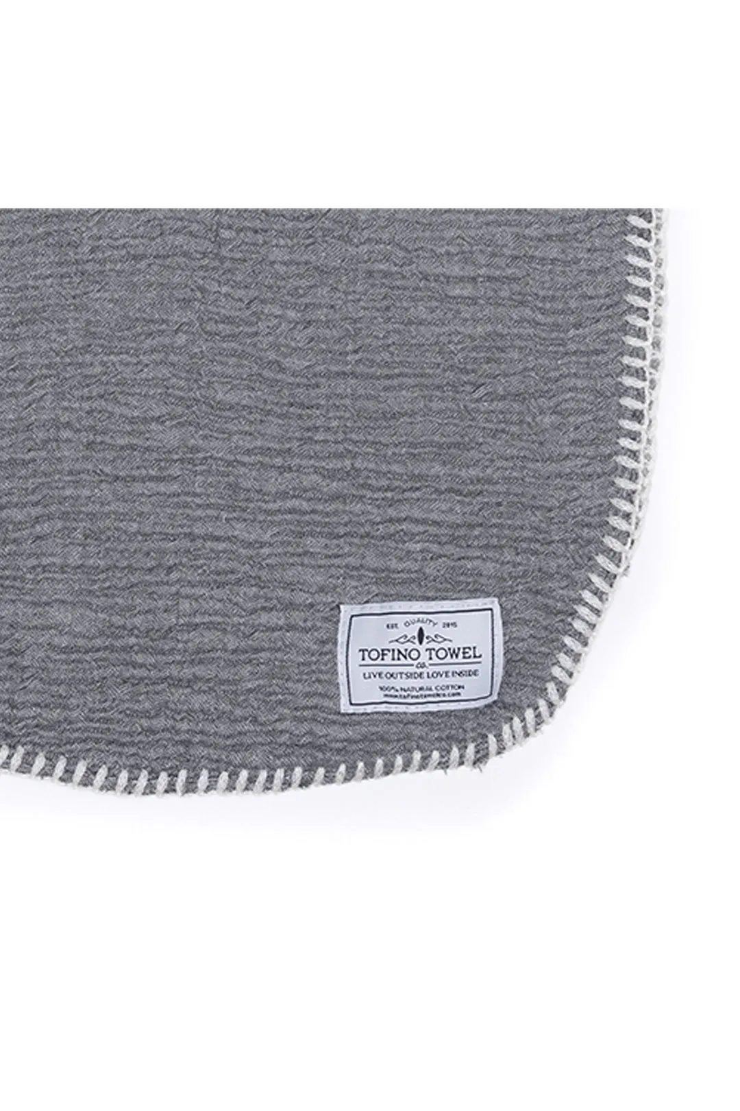 Tofino Towel Kids Pebble Poncho | 6-8 Years | Coral, Sage   Charcoal