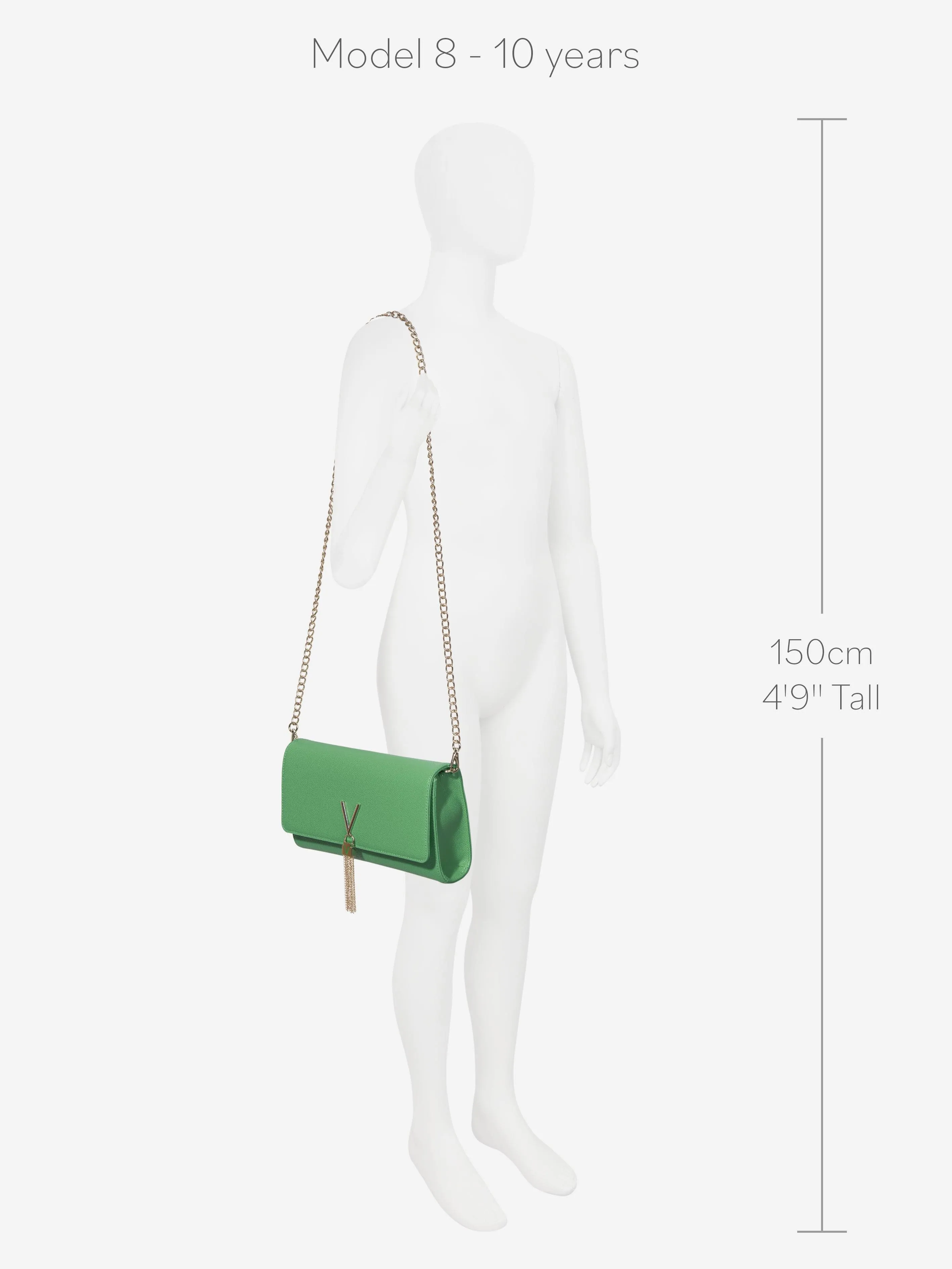 Valentino Girls Divina Pochette Bag in Green