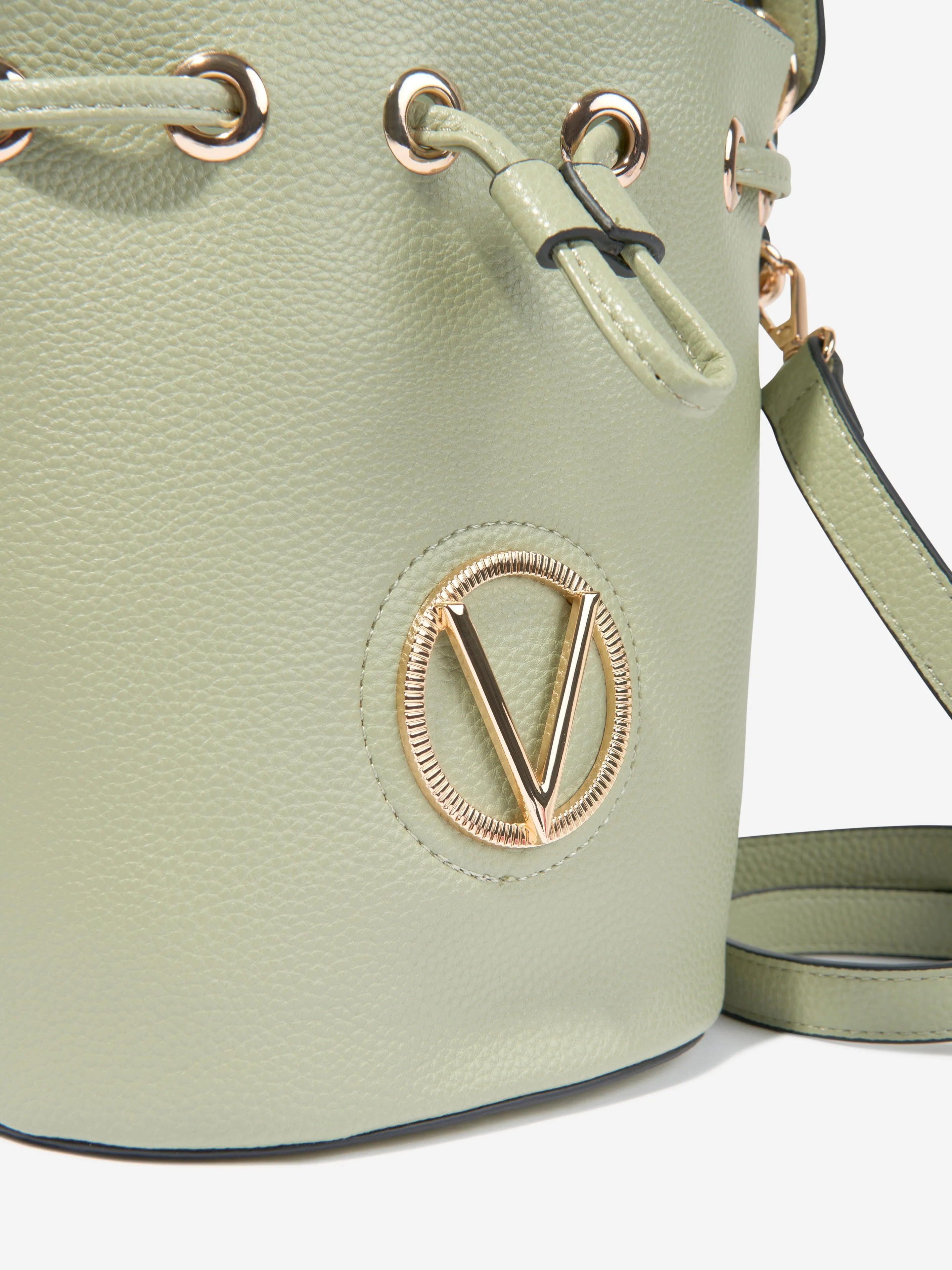 Valentino Girls Katong Bucket Bag in Green (22cm)