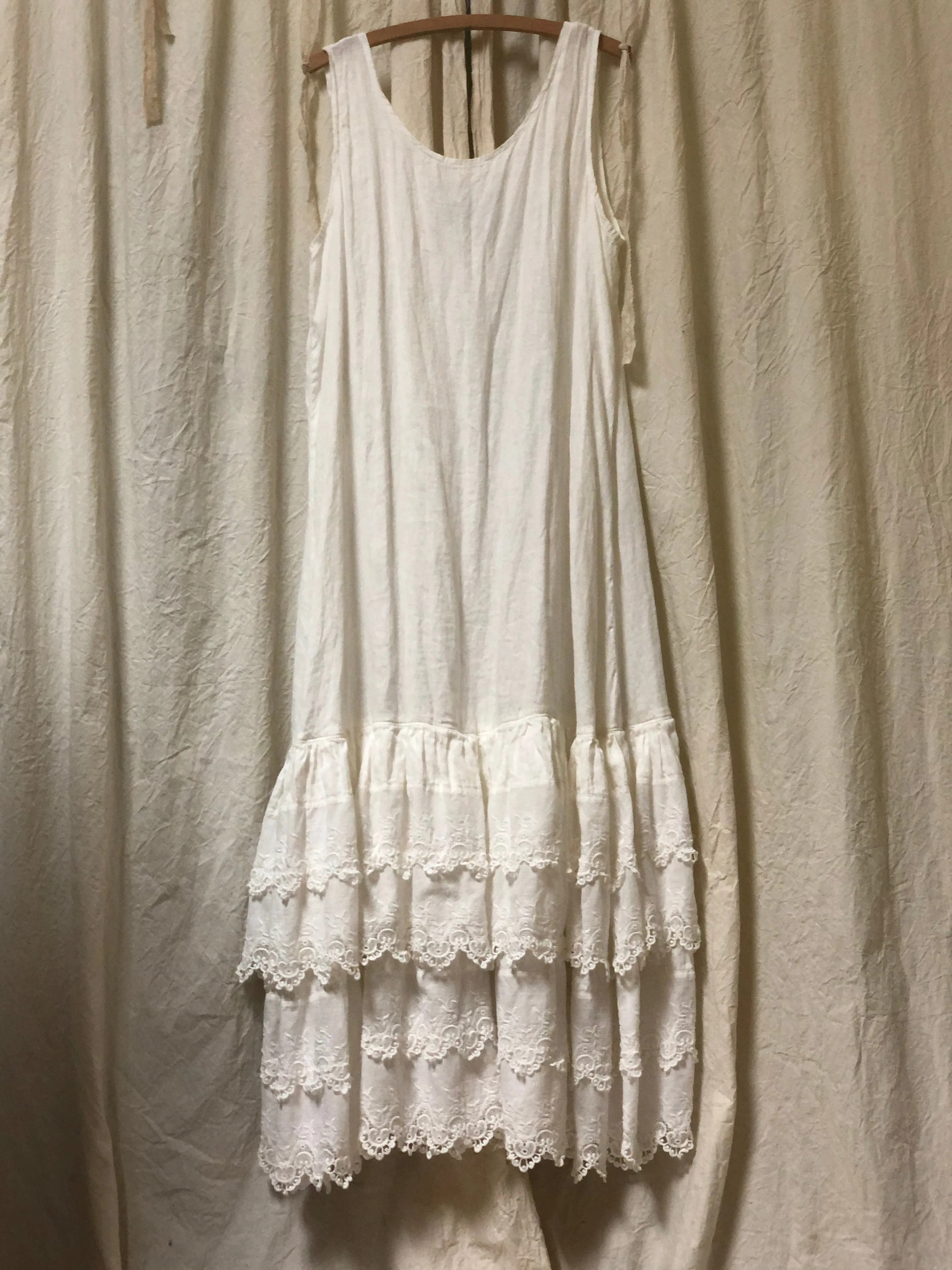 Victorian Full Slip, Linen