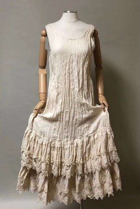 Victorian Full Slip, Linen