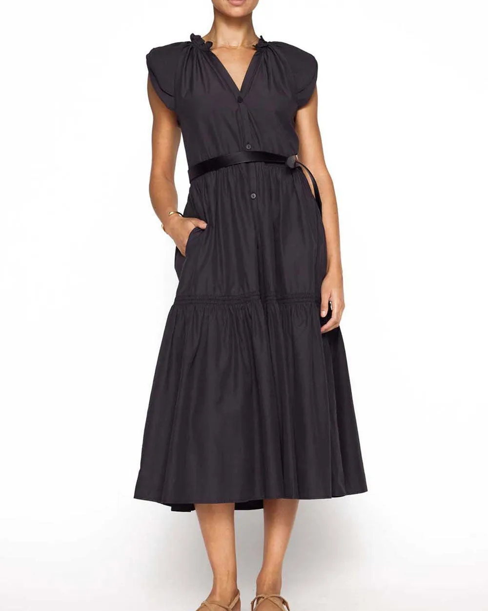 Washed Black Santorini Dress