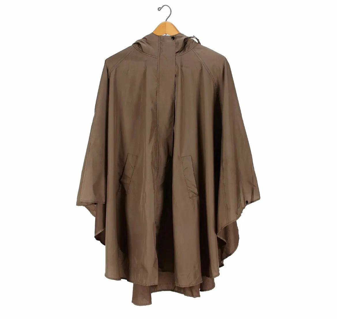 Water-Resistant Travel Rain Poncho- $12