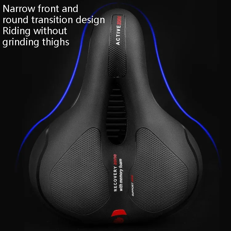 Wheel Up Mountain Bike Saddles Road Bikes Bicycles Comfortable Saddle Cushions Accessories And Bicycle Cushions, Colour: Spring Blue Black