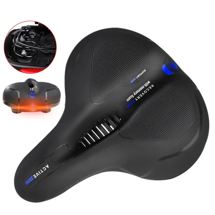 Wheel Up Mountain Bike Saddles Road Bikes Bicycles Comfortable Saddle Cushions Accessories And Bicycle Cushions, Colour: Spring Blue Black