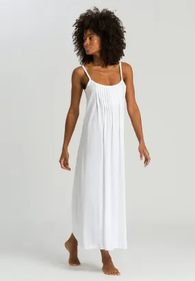 White Juliet Long Spaghetti Nightdress