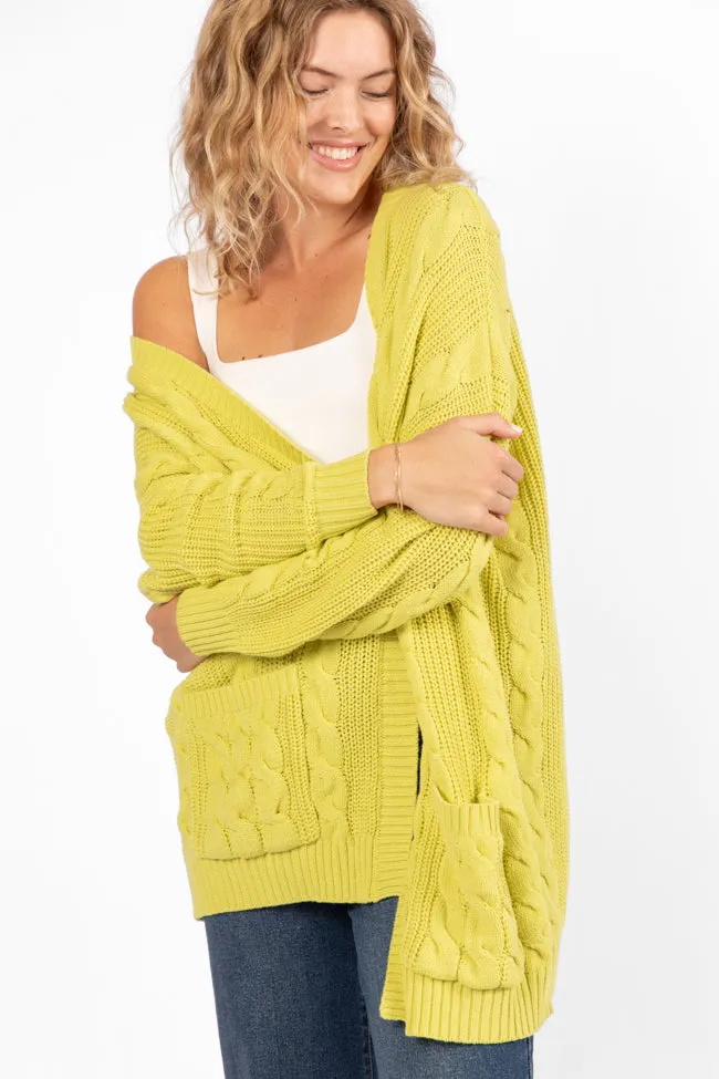 Won't Change My Heart Matcha Cardigan