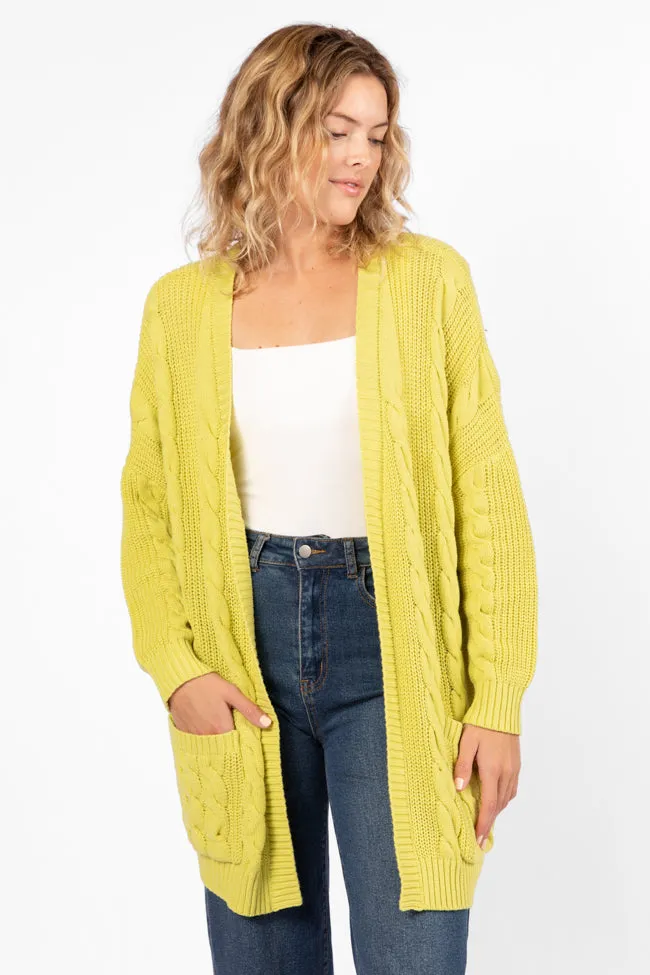 Won't Change My Heart Matcha Cardigan