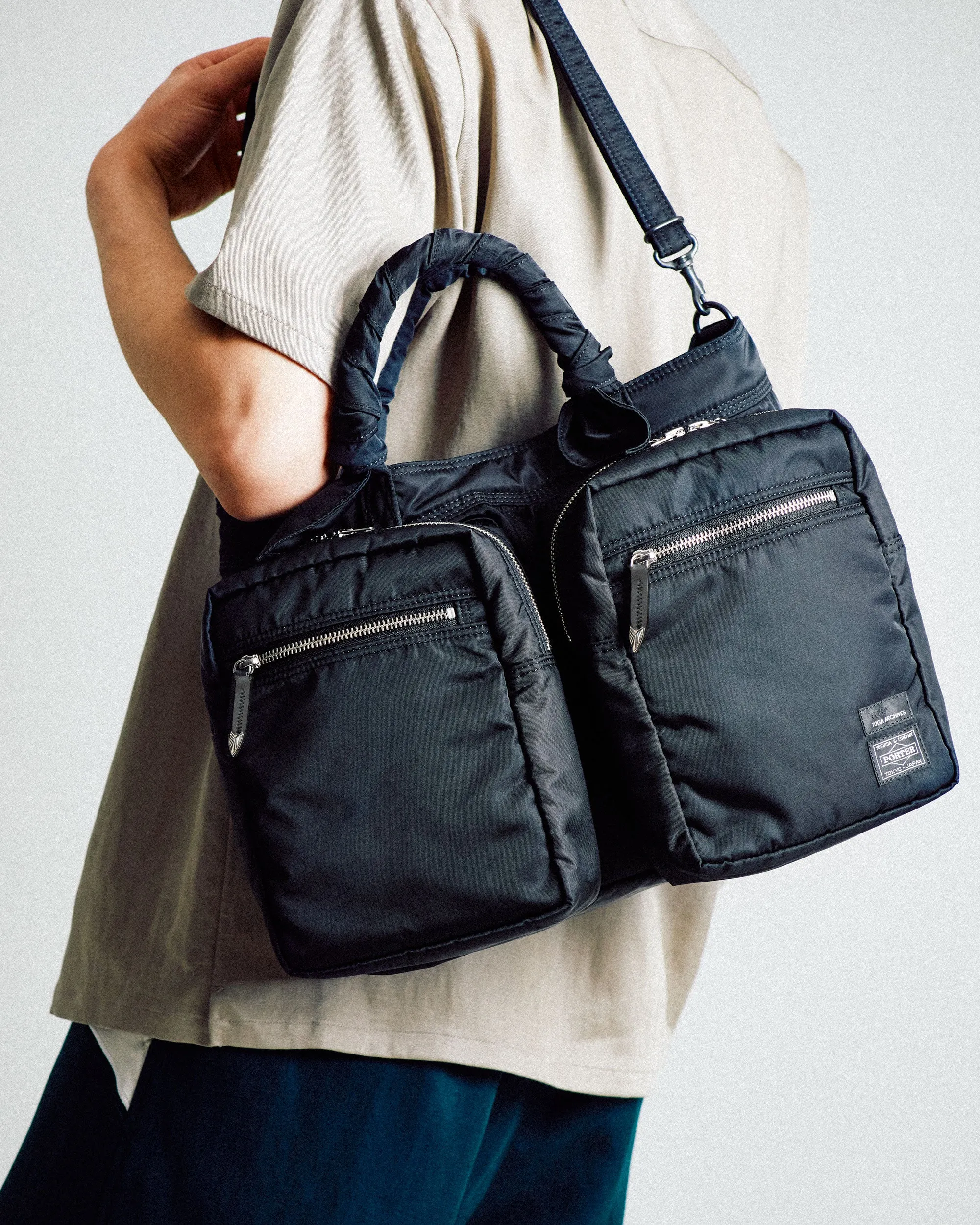 x Toga Archives Tote Bag Black