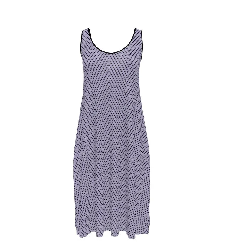 Zig & Zag Sleeveles Midi Dress